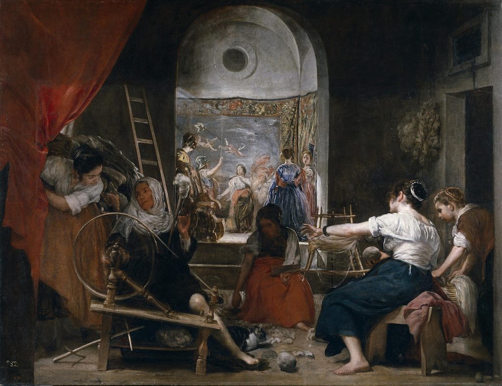 Arachne and the Weaving Contest